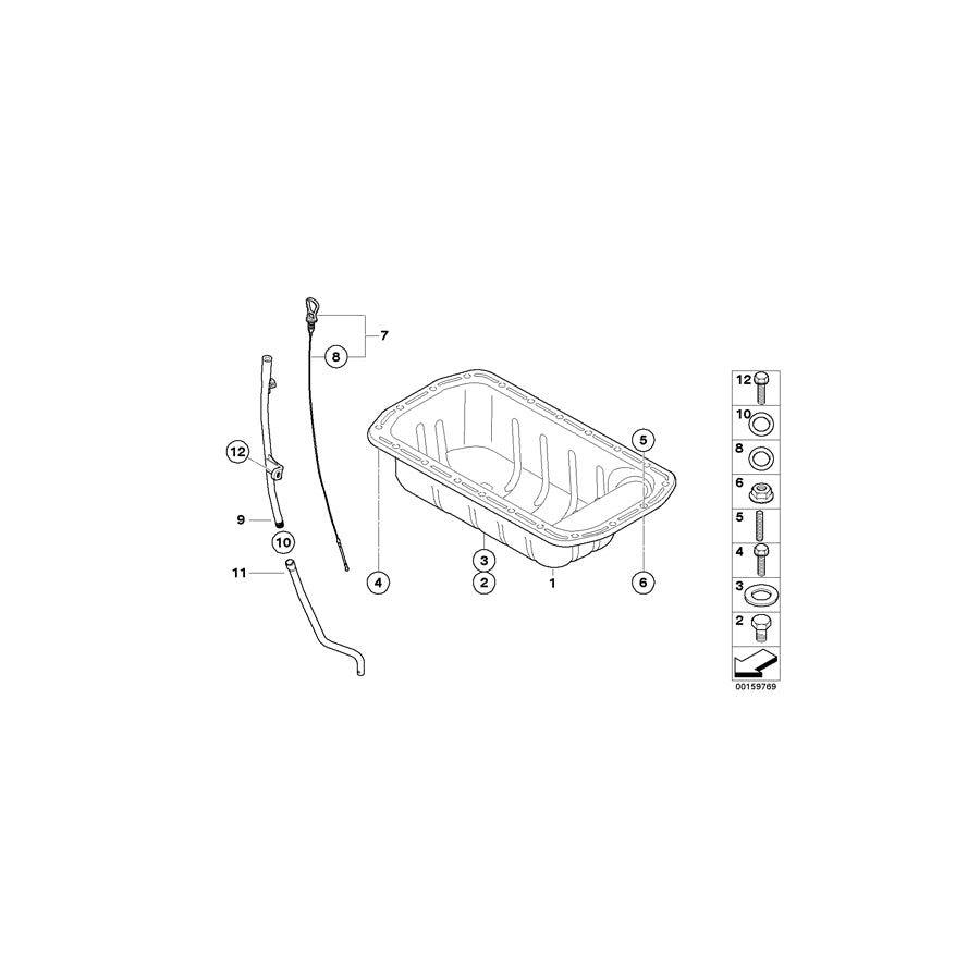 Genuine BMW 11437805184 R56 Dipstick (Inc. Cooper D & One D)