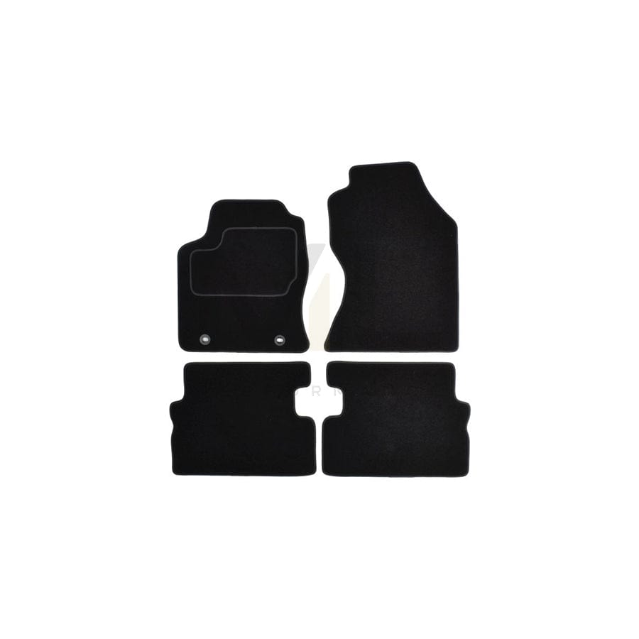 MAMMOOTH A041 FOR105 PRM 01 Floor mat set for FORD Focus Mk1 Hatchback (DAW, DBW) Textile, Front and Rear, Quantity: 4, Black