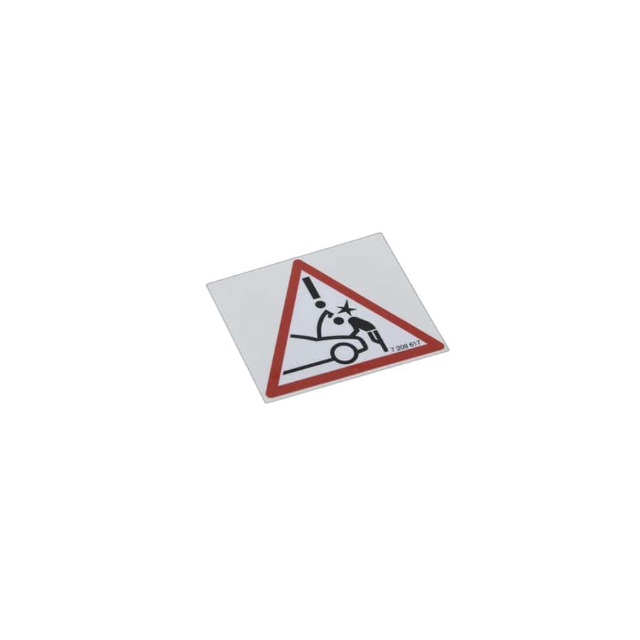 Genuine BMW 71217209617 F02 F15 Notice, Safety Catch (Inc. 528iX, 523i & 750i)