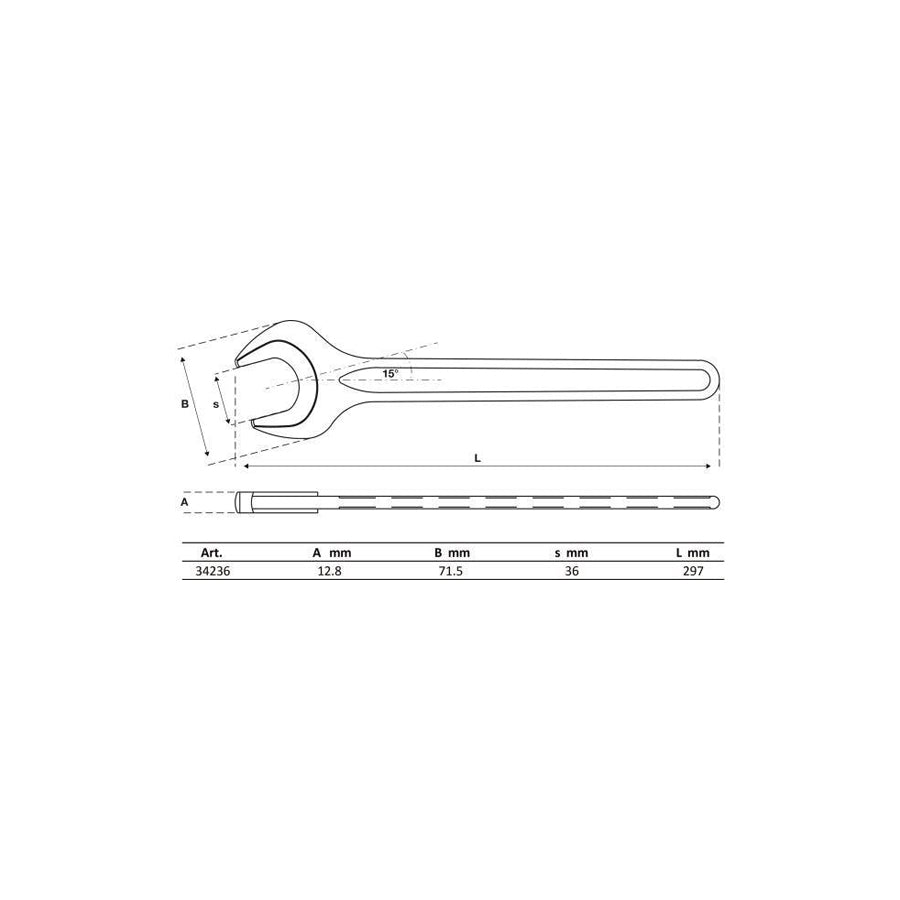 Bgs 34236 Open-End Spanner