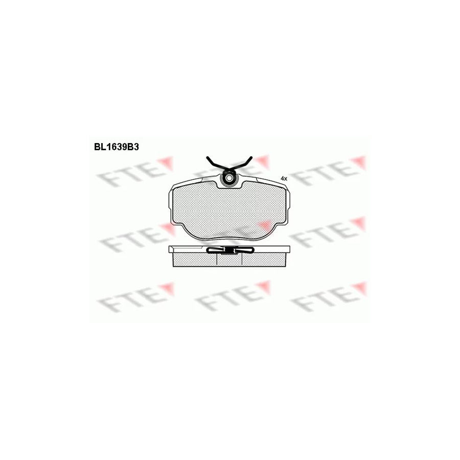 FTE Bl1639B3 Brake Pad Set