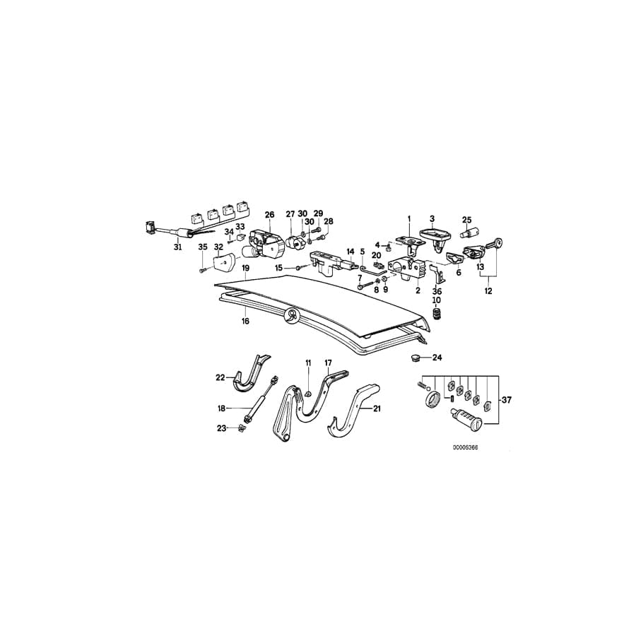 Genuine BMW 51241957993 E32 Connection Piece (Inc. 740iL, 750iL & 735iL)