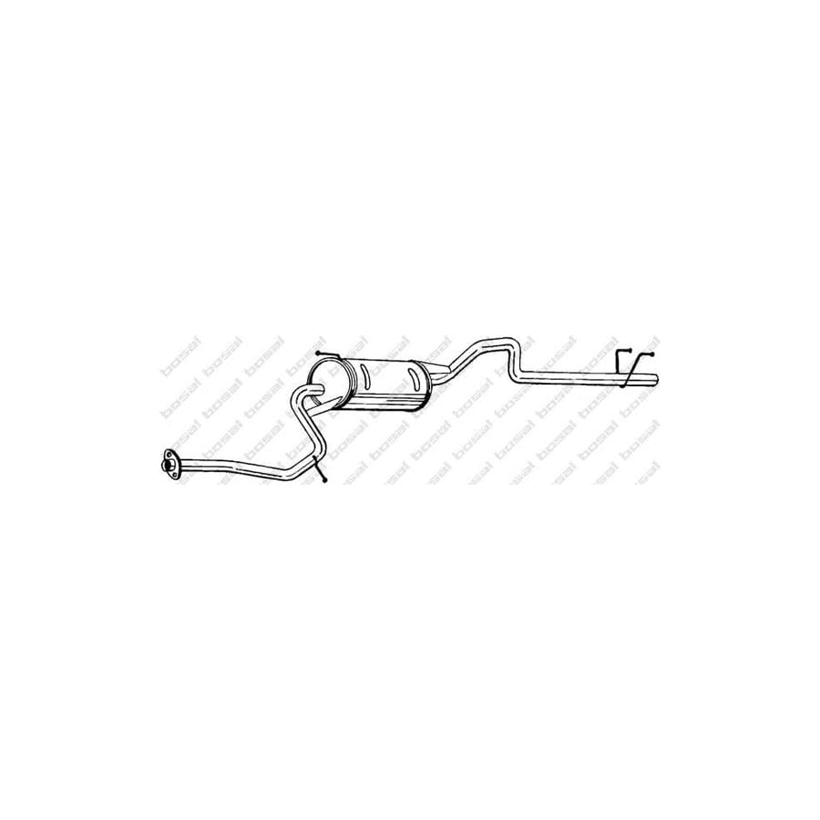 Bosal 285-043 Rear Silencer for Toyota Starlet III Hatchback (P70)