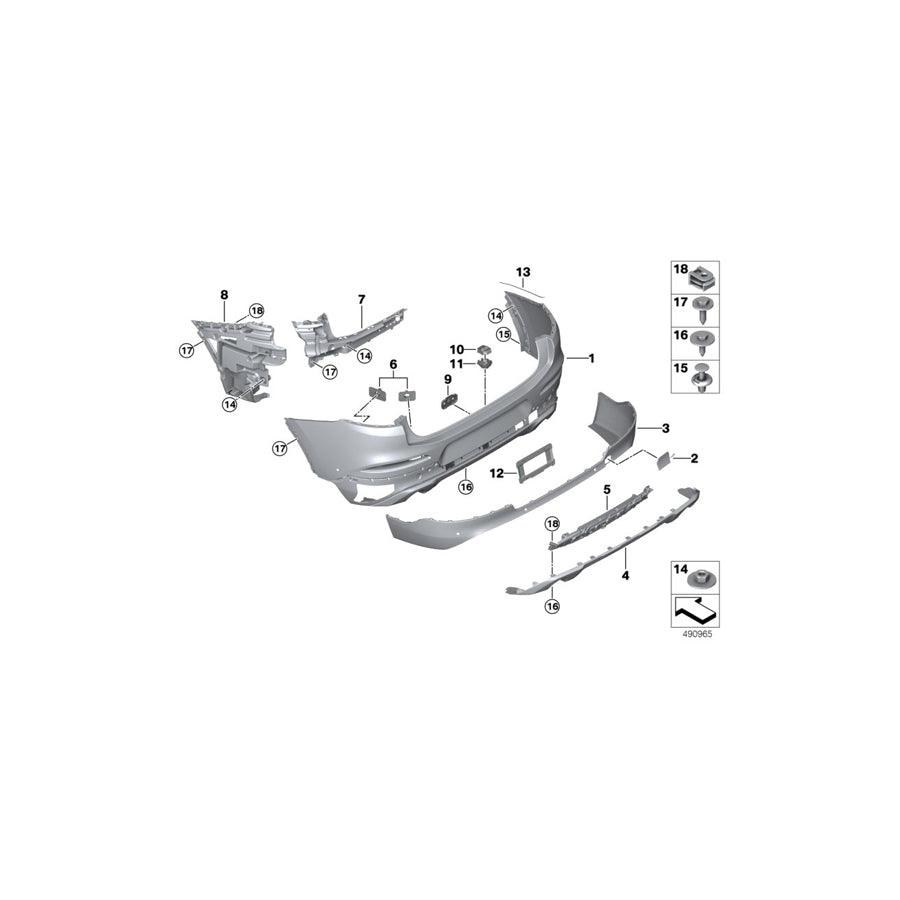 Genuine BMW 51127430531 G02 Abrasion Guard Wrap, Side Frame, Left (Inc. X4 M40dX, X4 M40iX & X4 20dX)
