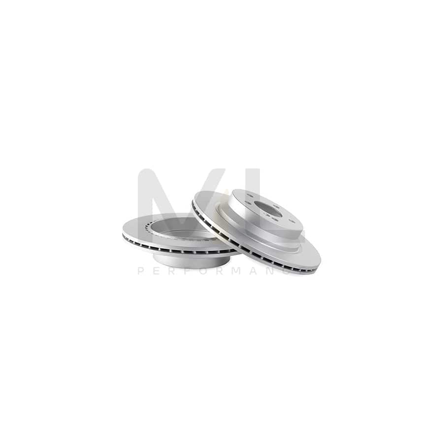 ATE 24.0122-0201.1 Brake Disc Vented, Coated, with bolts/screws - 1 piece
