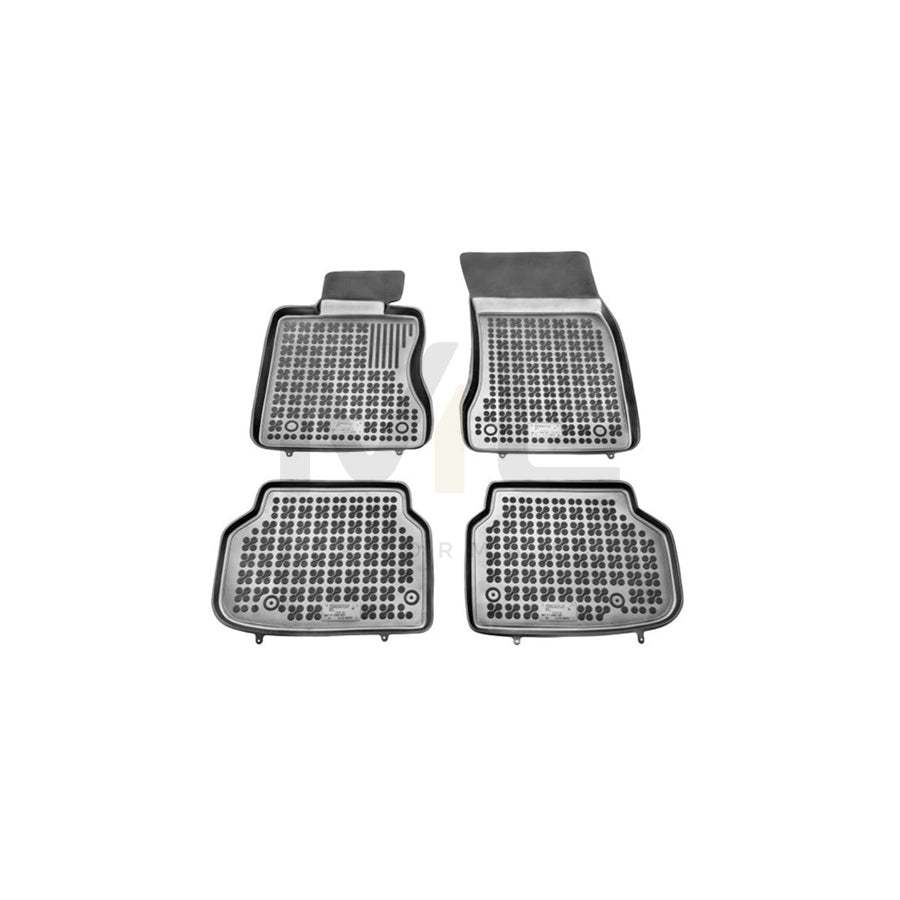 REZAW PLAST 200707 Floor mat set for BMW 7 (F01, F02, F03, F04) Elastomer, Front, Black
