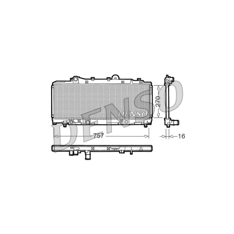 DENSO DRM13001 Engine Radiator for Lancia Y (840)