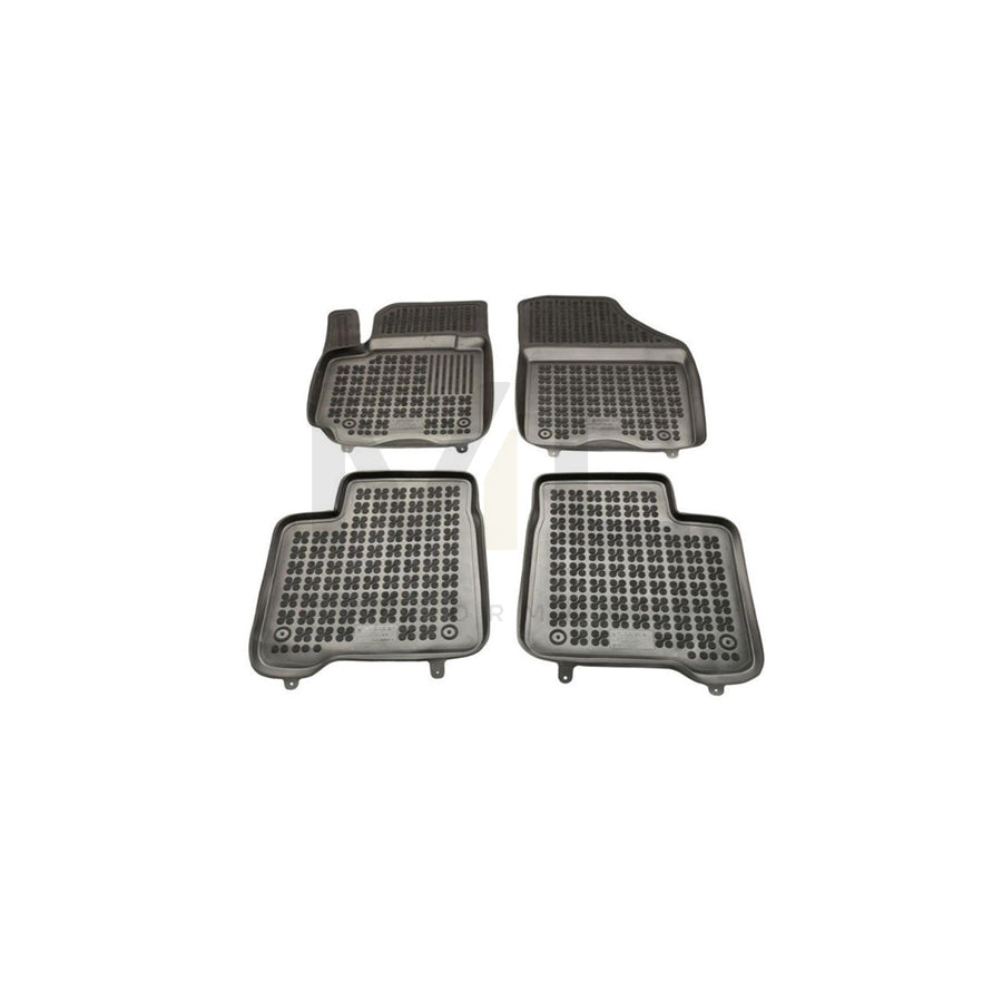 REZAW PLAST 202211 Floor mat set for SUZUKI Baleno II Hatchback (FW, EW) Elastomer, Front and Rear, Black