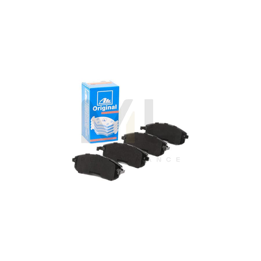 ATE 13.0460-5716.2 Brake pad set with acoustic wear warning, with anti-squeak plate