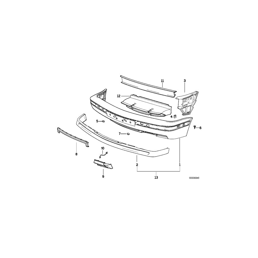 Genuine BMW 51712231996 E34 Air Duct M TECHNIC (Inc. M5, M5 3.8 & M5 3.6)