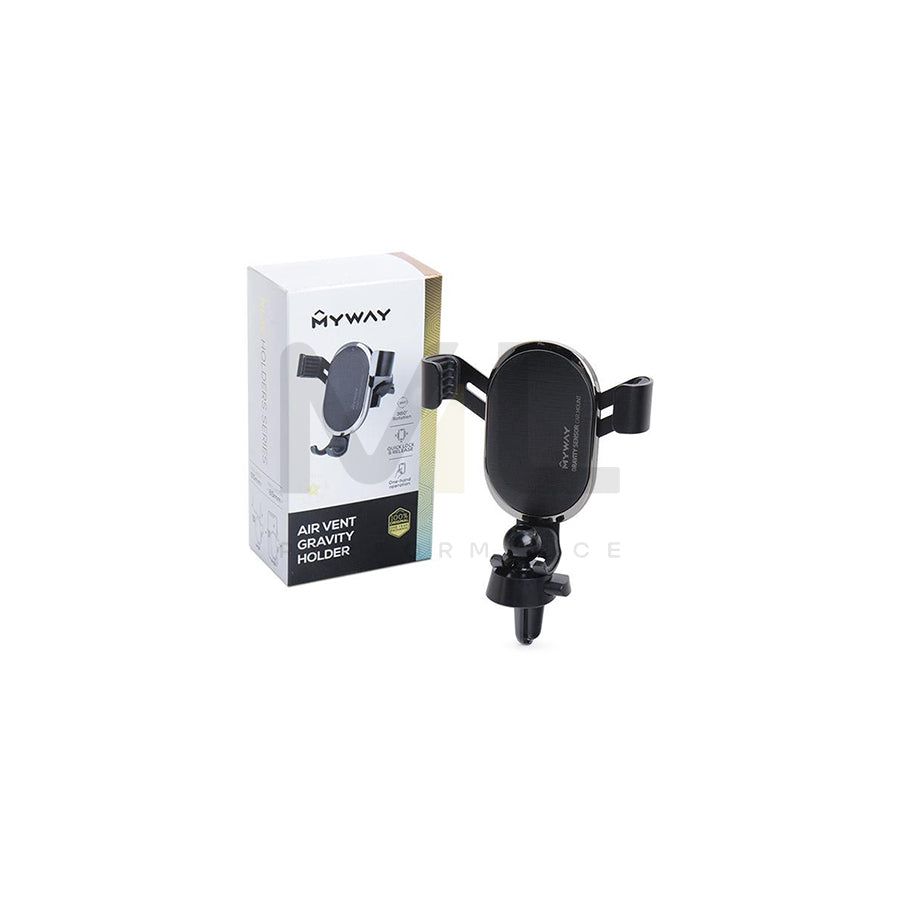 CARMOTION 63062BK Car phone holder 65-85 mm, with ball joint, air vent, universal