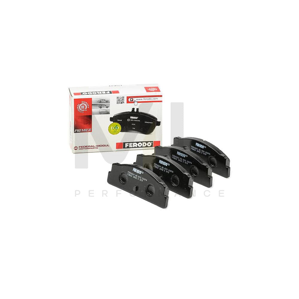 Ferodo Premier Eco Friction FDB22 Brake Pad Set Not Prepared for Wear Indicator, Without Accessories
