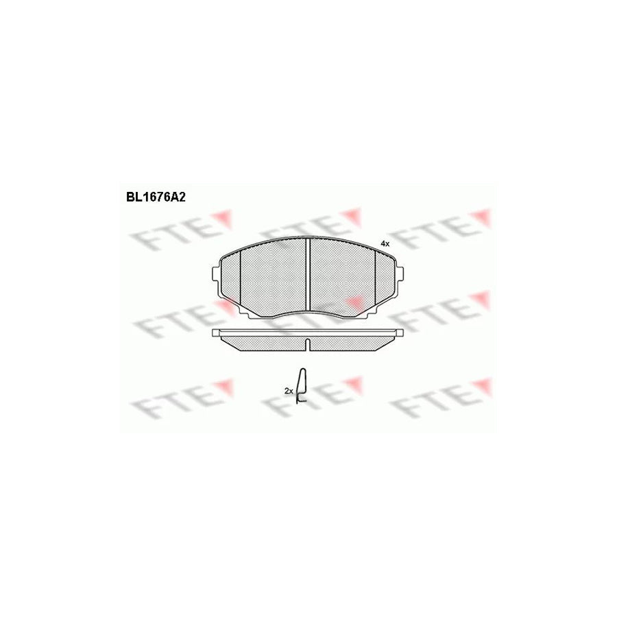 FTE Bl1676A2 Brake Pad Set