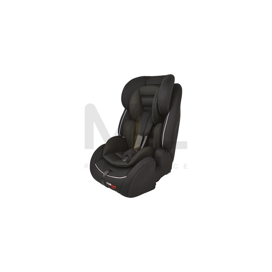 Carkids 4310015 Child car seat with Isofix, Group 1/2/3, 9-36 kg, 5-point harness, Black, multi-group
