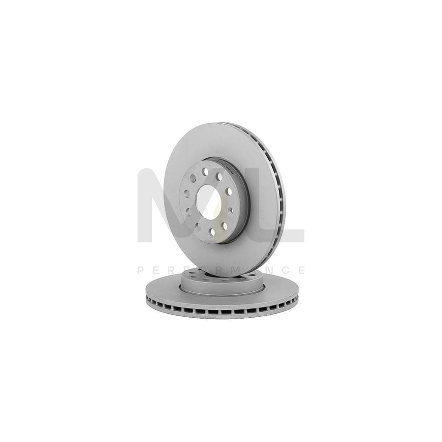 ATE 24.0125-0145.1 Brake Disc Vented, Coated, High-carbon, with bolts/screws - 1 piece