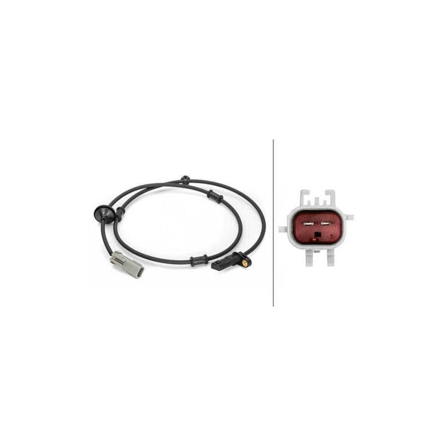Hella 6PU 230 040-641 Abs Sensor For Jeep Grand Cherokee II (WJ, WG)