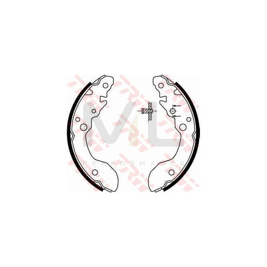 TRW GS8671 Brake Shoe Set