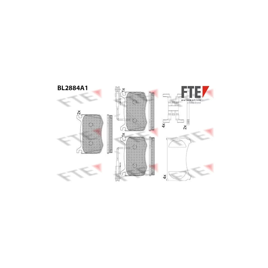 FTE 9011124 Brake Pad Set