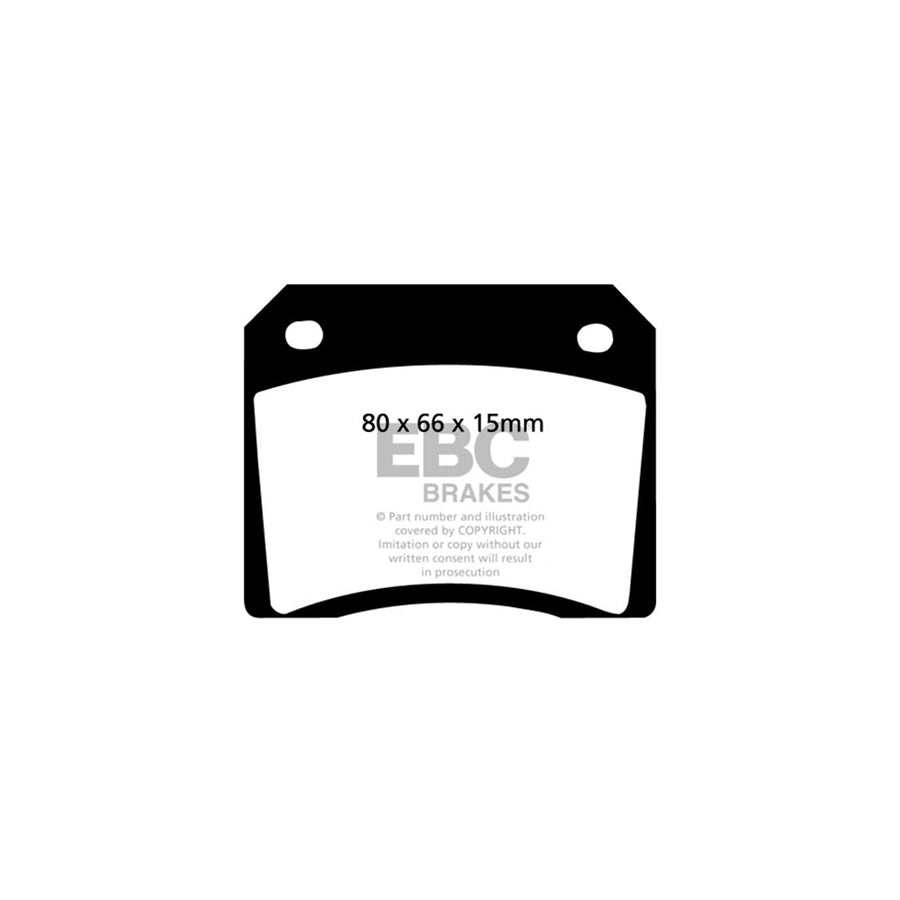 EBC PD40K638 Daimler Jaguar Ultimax Pad & Plain Disc Kit - Girling/TRW Caliper (Inc. Double Six, Sovereign, XJ6, XJ12) 3 | ML Performance UK Car Parts