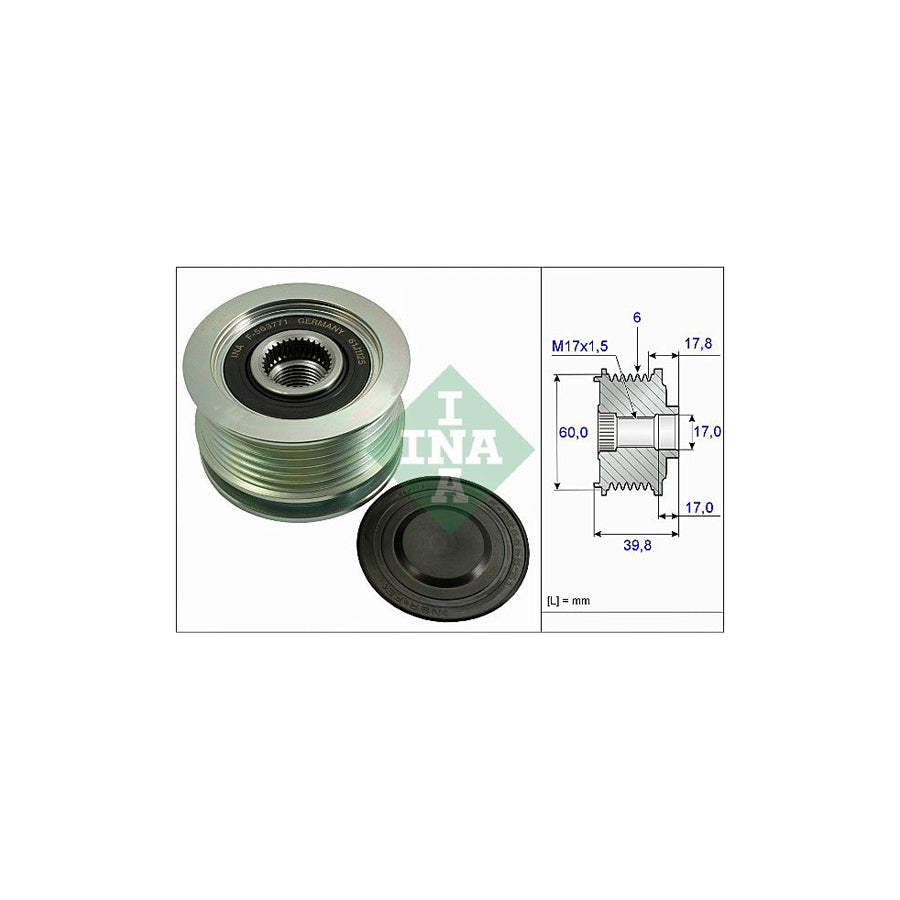Ina 535 0267 10 Alternator Freewheel Clutch