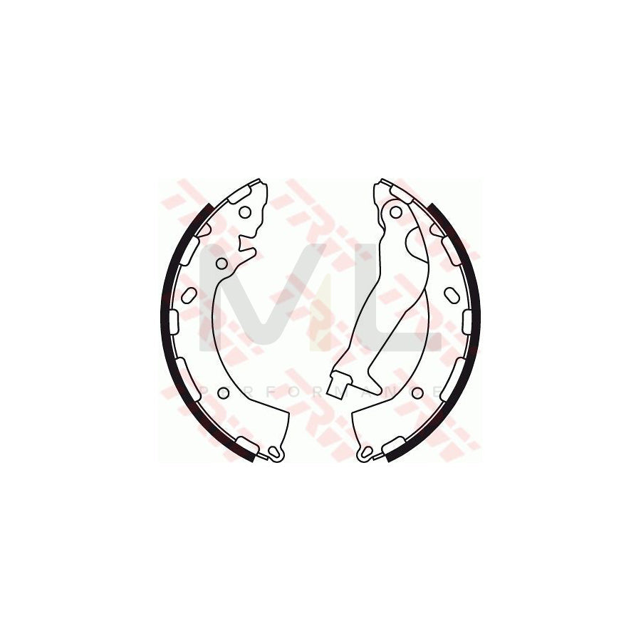 TRW GS8785 Brake Shoe Set