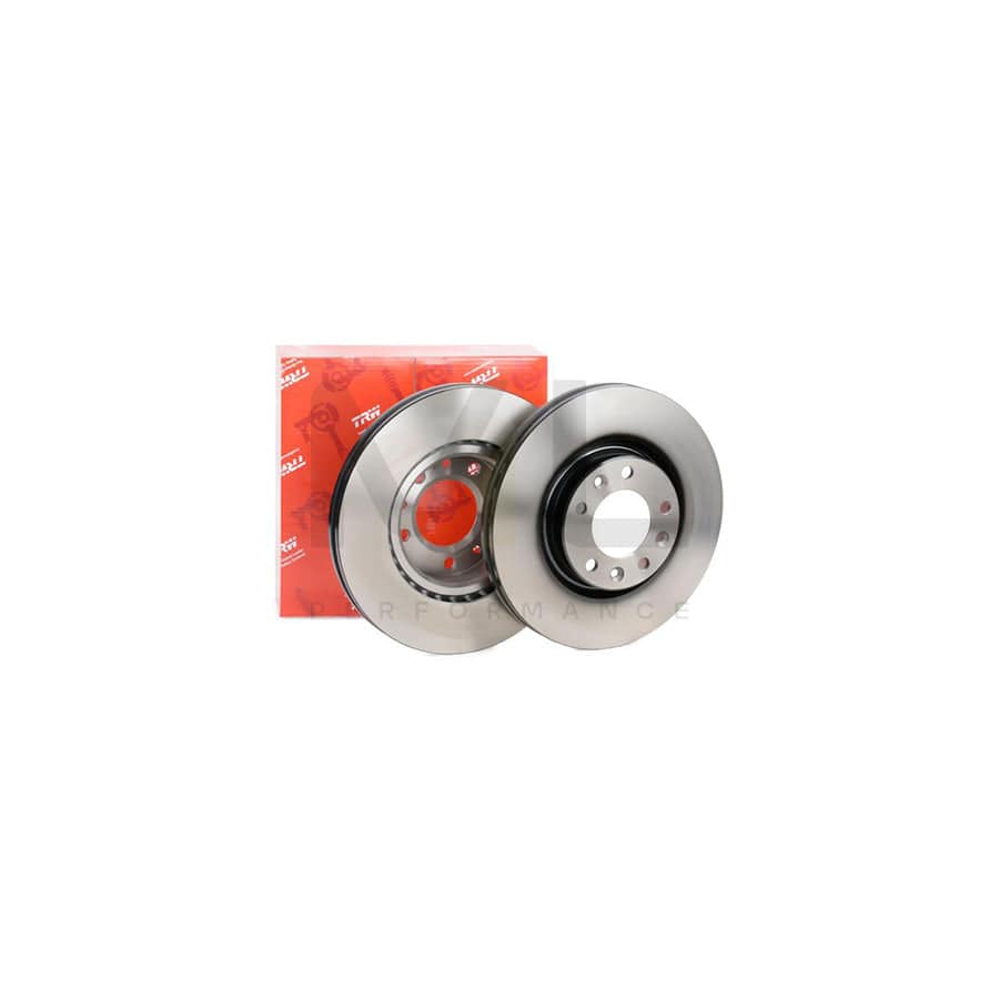 TRW DF6657 Brake Disc Vented, Painted, High-carbon - 1 piece