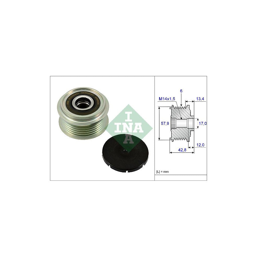 Ina 535 0240 10 Alternator Freewheel Clutch