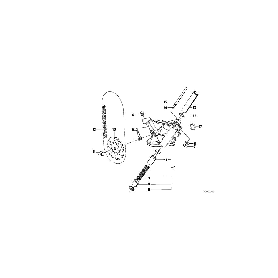 Genuine BMW 11411708457 E32 E31 Sleeve (Inc. 850Ci, 750i & 750iLS)