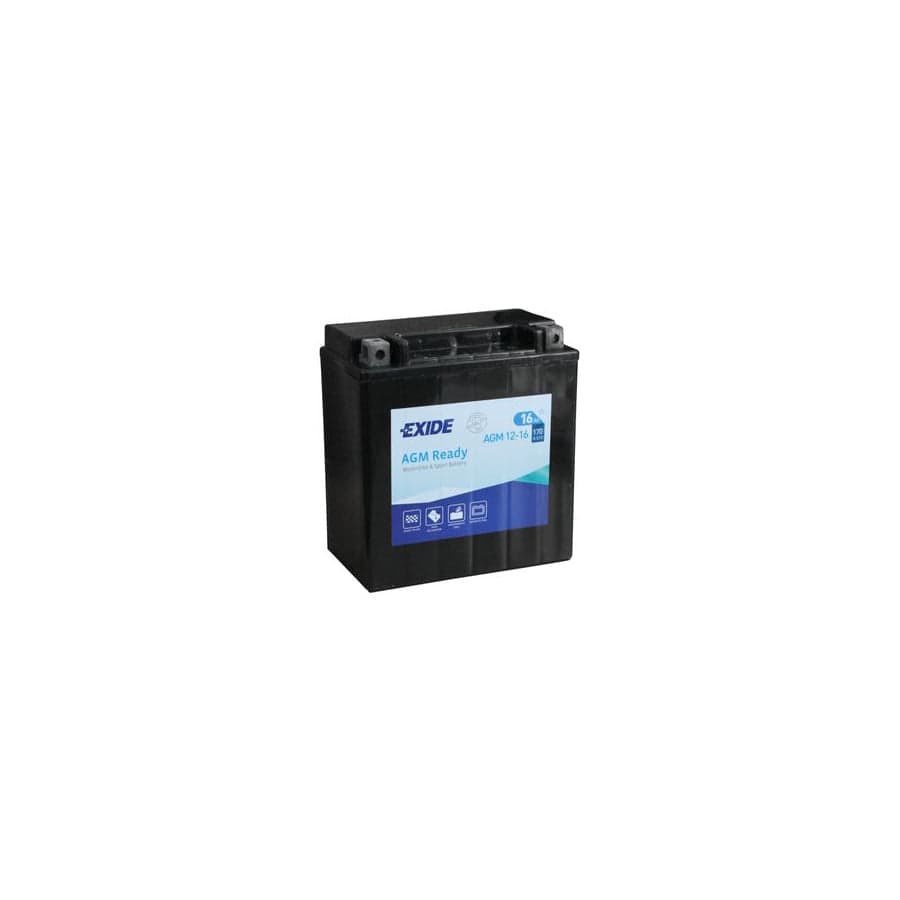 Exide AGM12-16 Motorcycle Battery 12V (4920) | ML Performance UK Car Parts