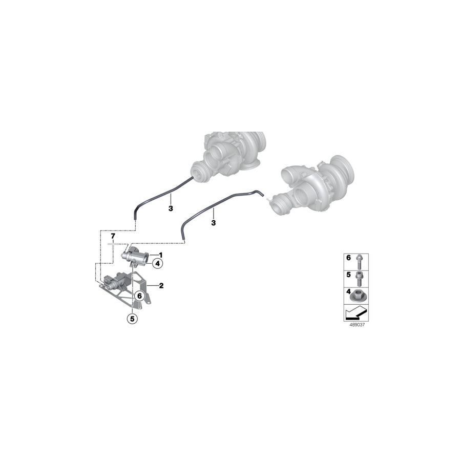 Genuine BMW 11438423889 Bracket, Electropn. Pressure Converter (Inc. M6 GT3)