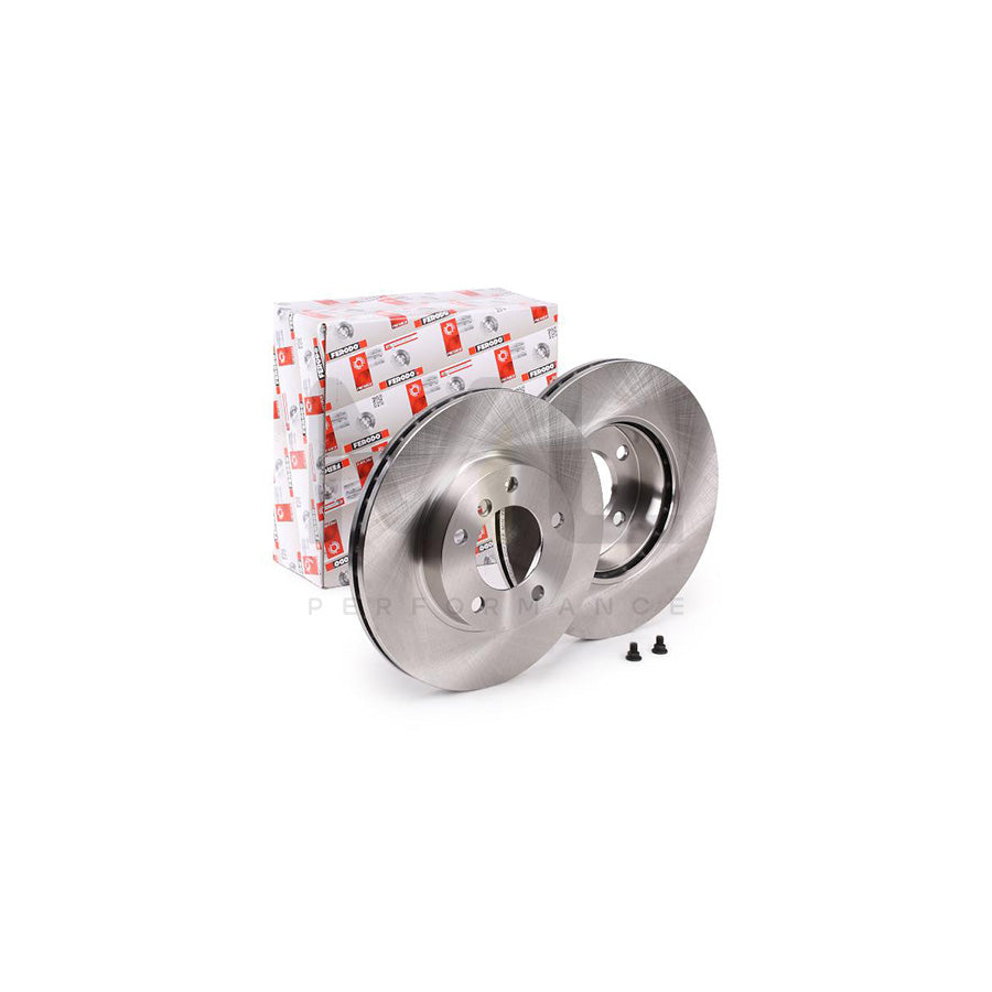 Ferodo Premier DDF258 Brake Disc Vented, With Bolts/Screws - Pair