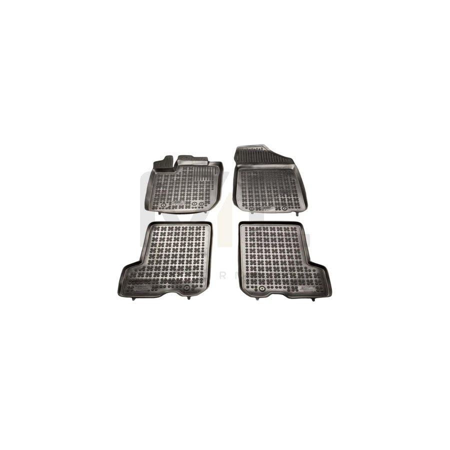 REZAW PLAST Tailored 203406 Floor mat set for DACIA Sandero II Elastomer, Front and Rear, Quantity: 4, Black