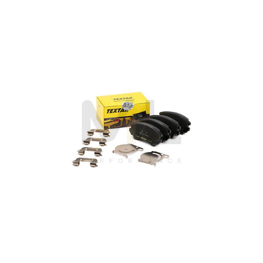 TEXTAR 2441201 Brake pad set with acoustic wear warning
