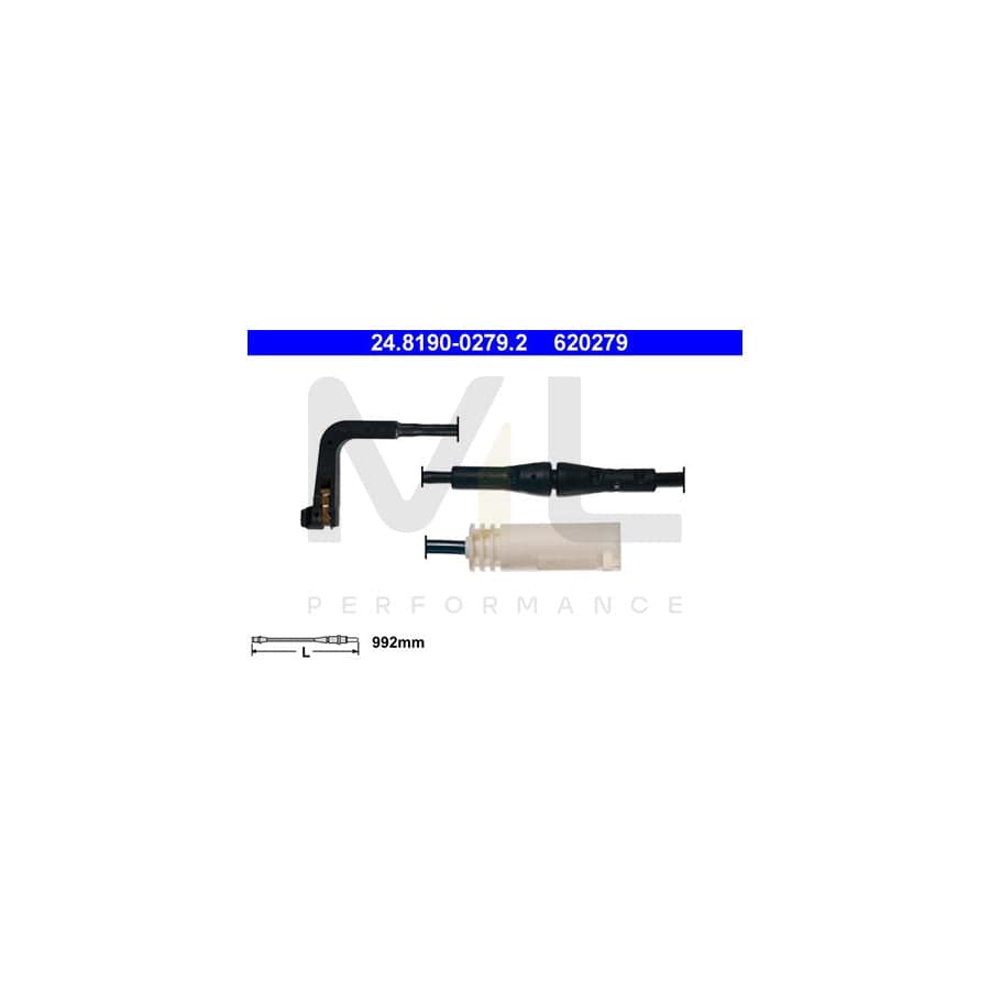 ATE 24.8190-0279.2 Brake pad wear sensor for BMW 5 Touring (E61)