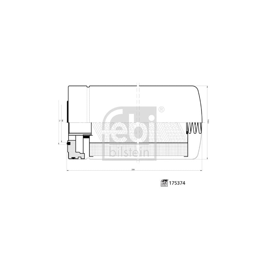 Febi Bilstein 175374 Hydraulic Filter, Automatic Transmission | ML Performance UK Car Parts
