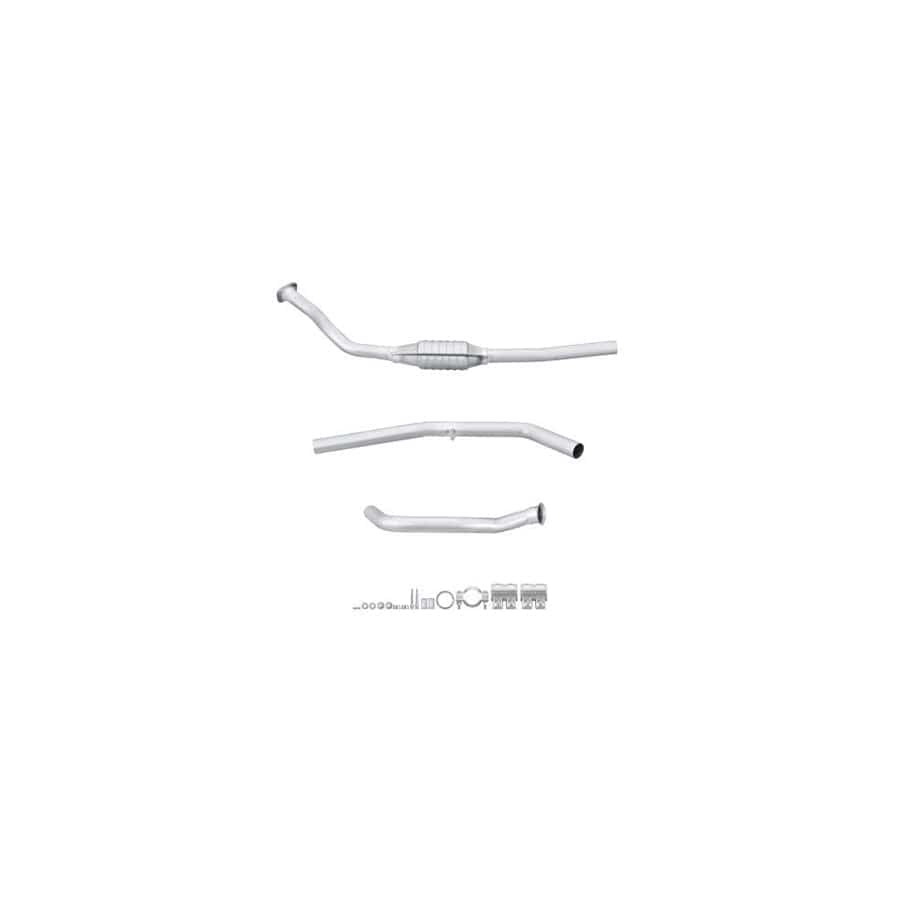 Hella 8LE 366 052-361 Catalytic Converter For Peugeot 306