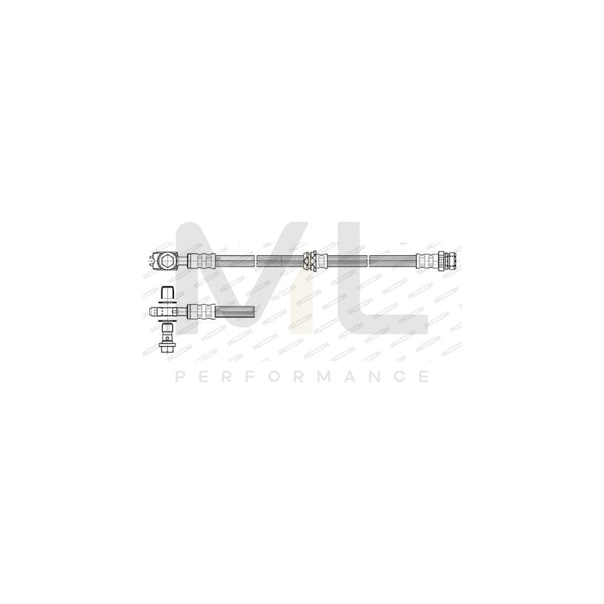 Ferodo FHY2627 Brake Hose for VW Passat 615mm, Ø10