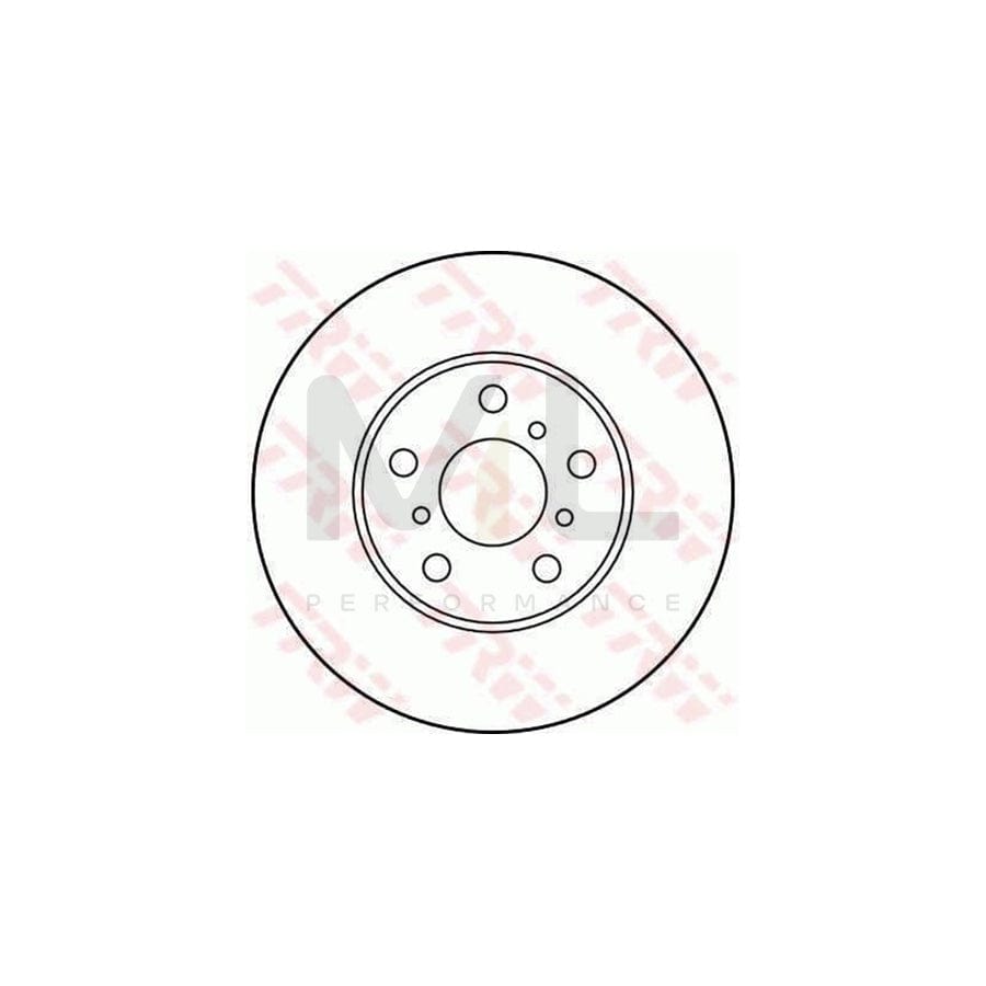 TRW DF3115 Brake Disc for TOYOTA Celica V Coupe (T180) Vented - 1 piece