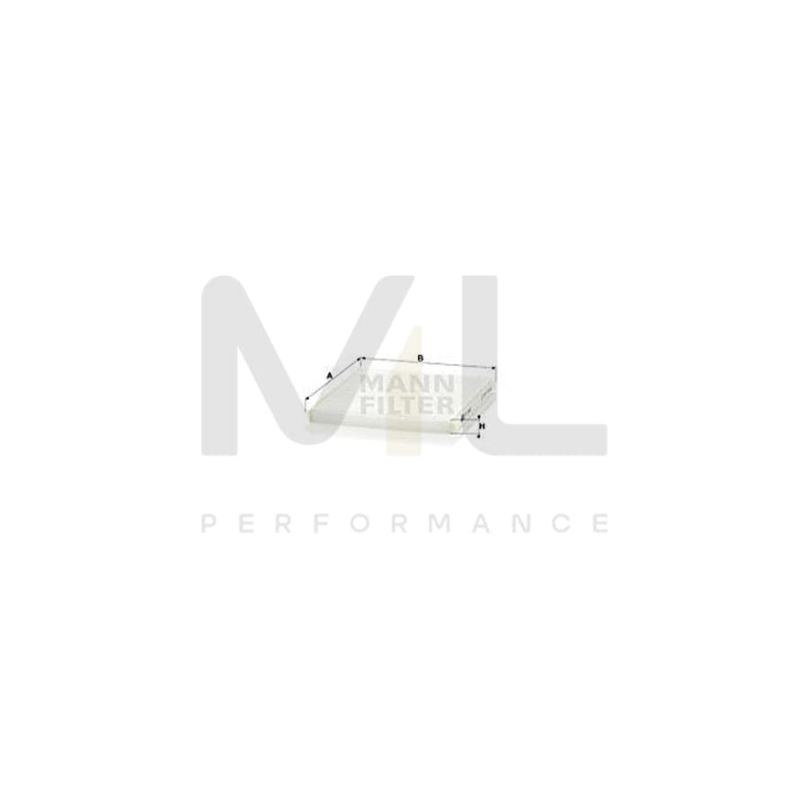 MANN-FILTER CU 2027 Pollen filter for SUZUKI LIANA Particulate Filter