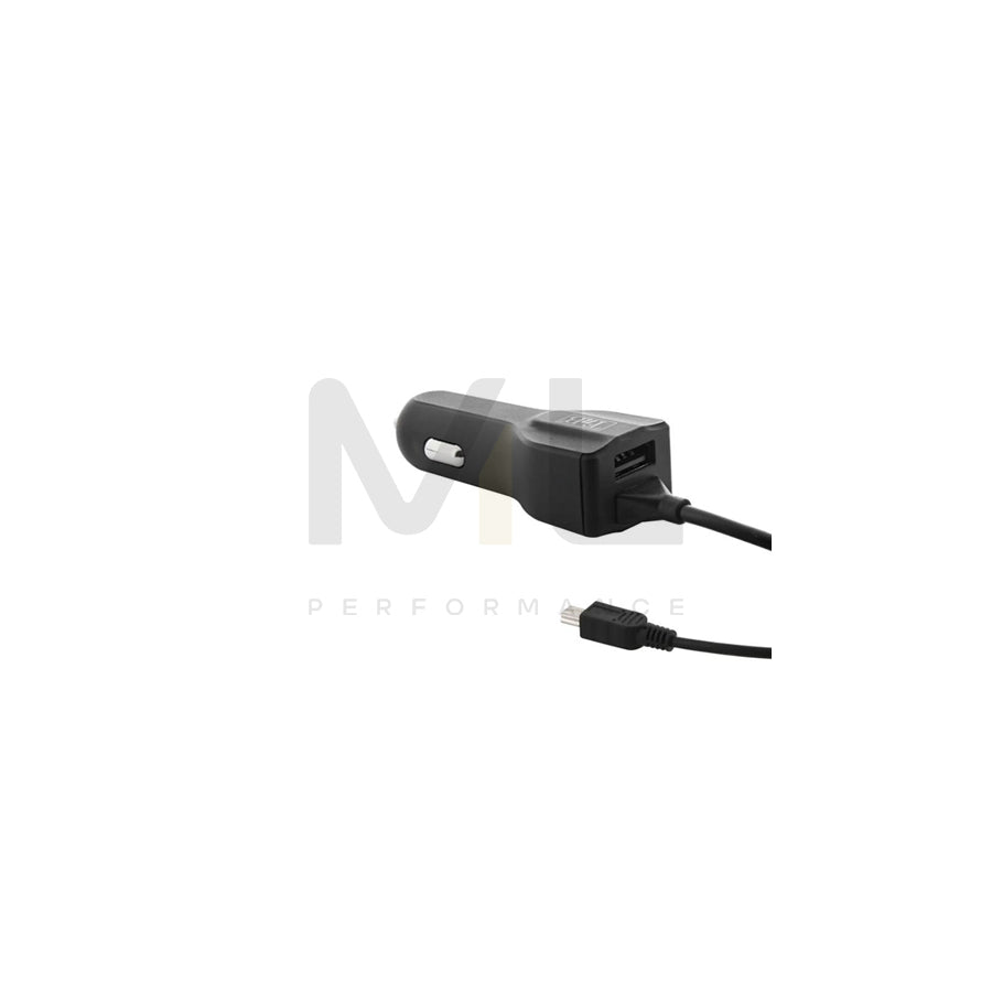 TnB 8690 In-car charger 12, 24V, 1.1m, Number of inlets/outlets: 1 USB, with mini USB plug, mini USB, Black