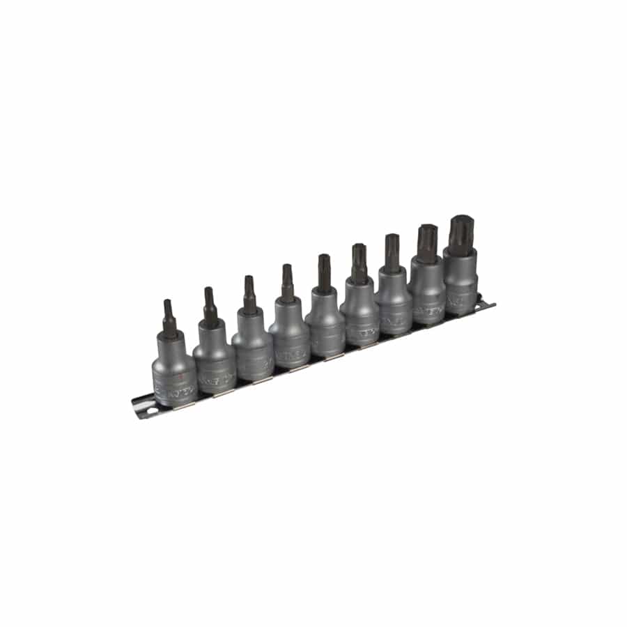 Teng TENM1213TX M1213TX Socket Clip Rail Set of 9 Internal TORX 1/2in Drive