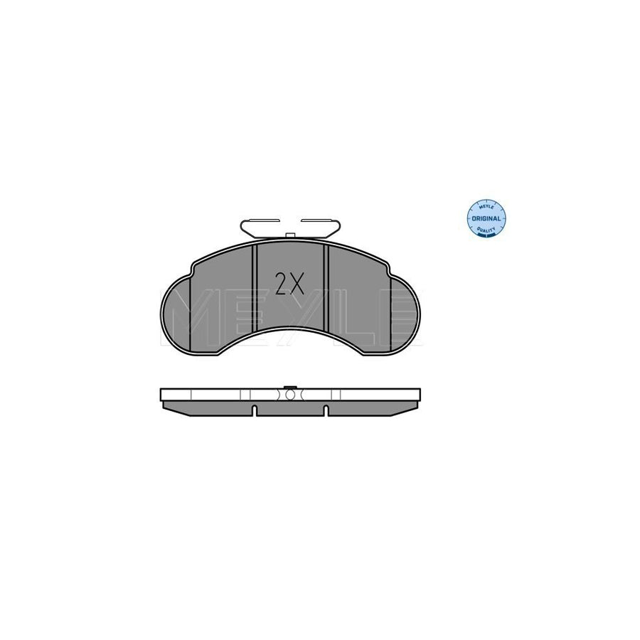 Meyle 025 215 7314 Brake Pad Set Suitable For Mercedes-Benz 100
