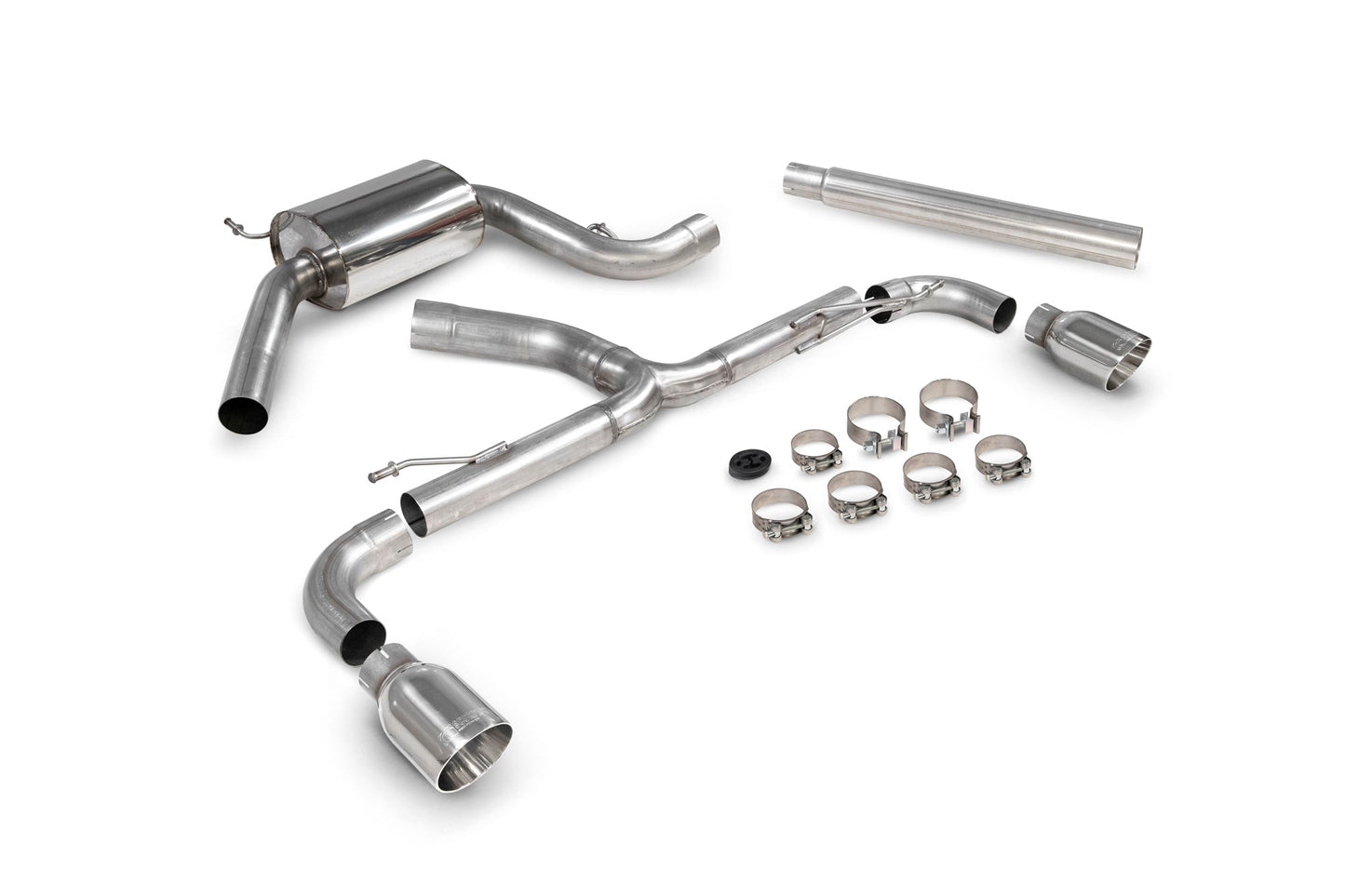 Scorpion SVW072 VW Scirocco R Resonated Predator Cat-Back System | ML Performance UK UK