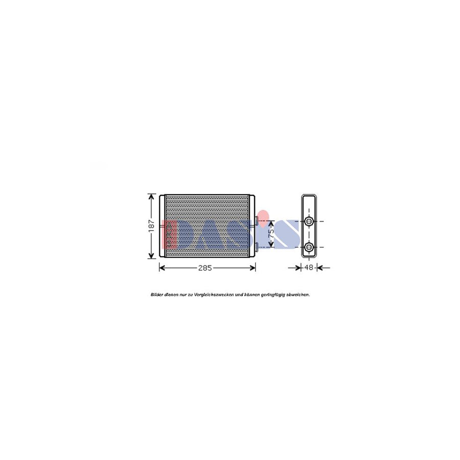 AKS Dasis 089010N Heater Matrix