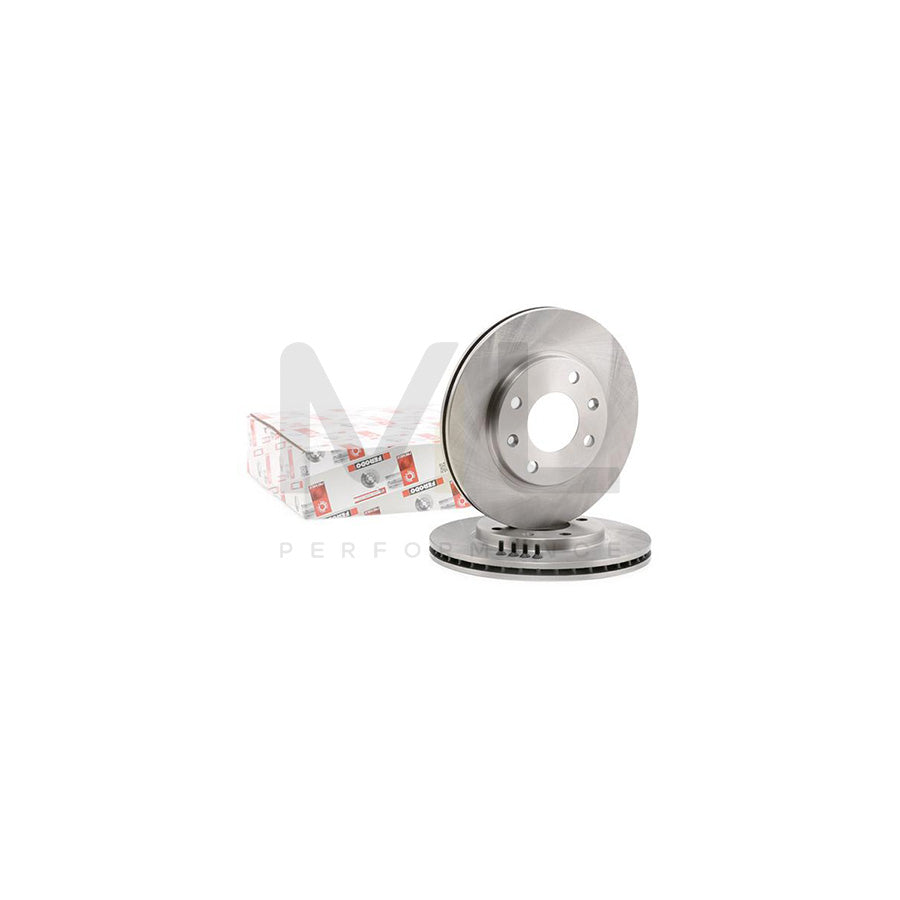 Ferodo Premier DDF214 Brake Disc Vented, With Bolts/Screws - Pair