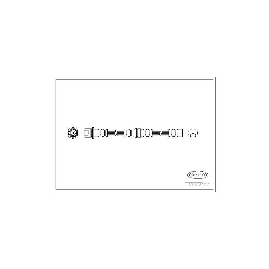 Corteco 19032492 Brake Hose for Subaru Forester I (Sf)