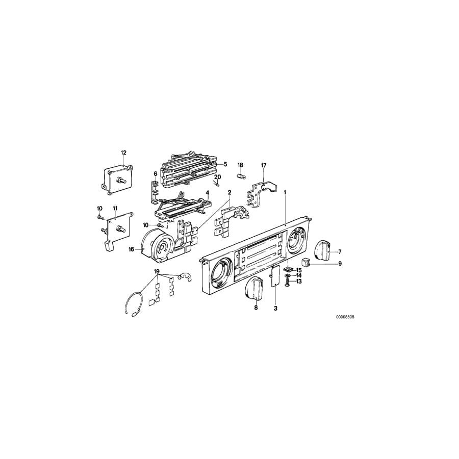 Genuine BMW 64111375913 E28 Panel (Inc. 525i, 524d & 525e)