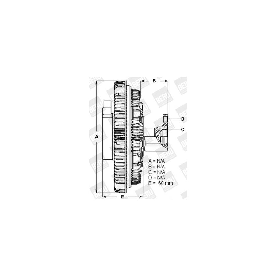 Beru Lk084 Fan Clutch