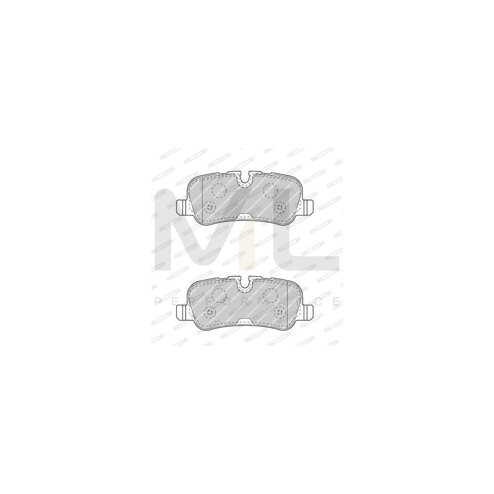 Ferodo Premier FDB4105 Brake Pad Set Prepared for Wear Indicator, With Accessories