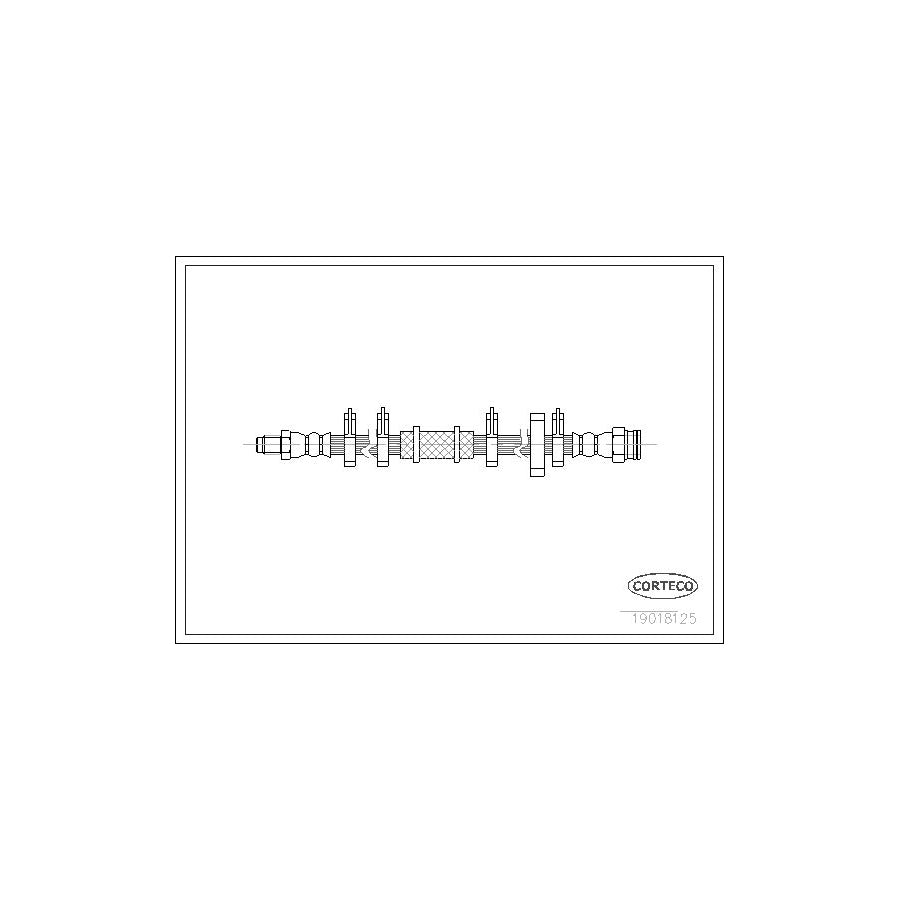 Corteco 19018125 Brake Hose